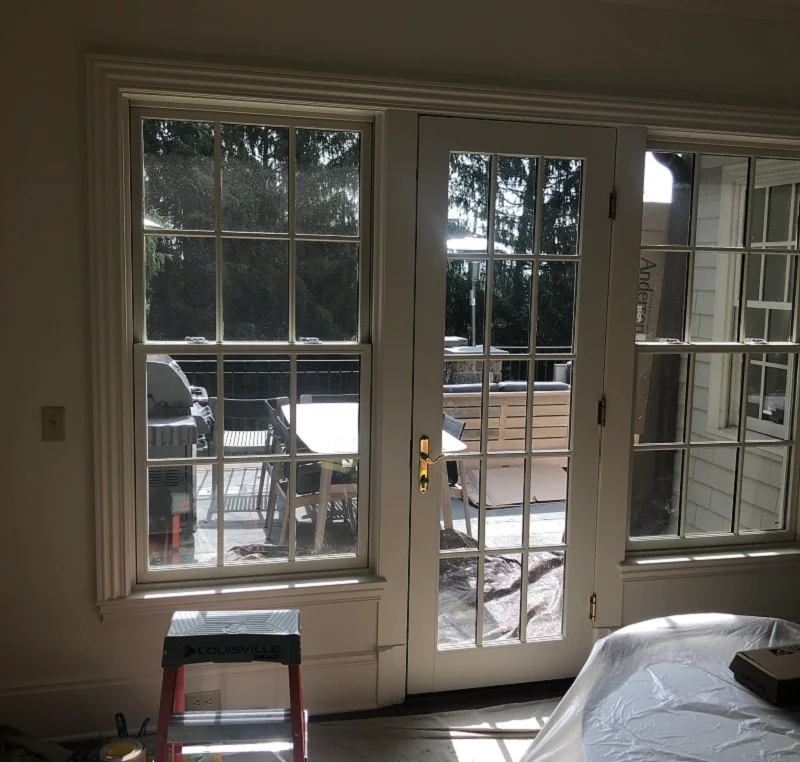 Replacing the middle door